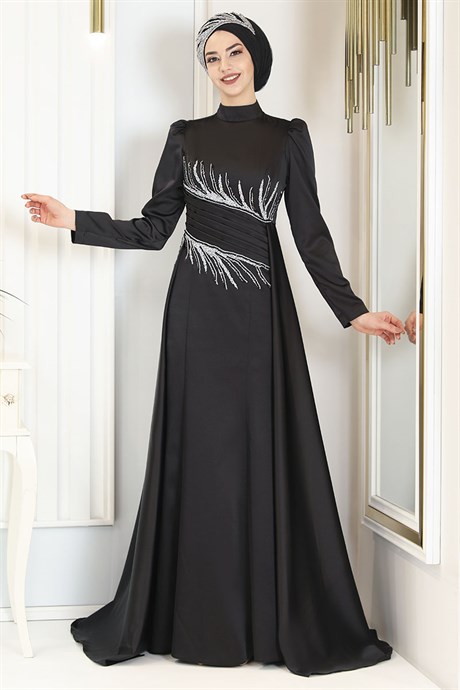  Pınar Şems - Anka Evening Dress Black