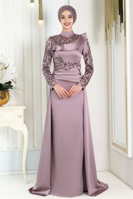  Pınar Şems - Asrın Evening Dress Lilac