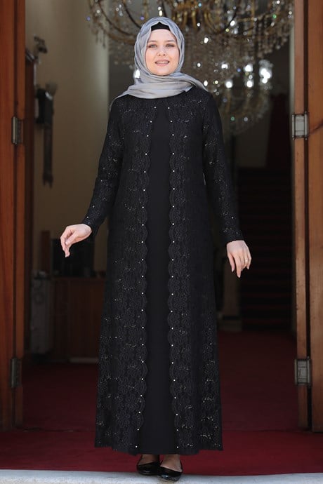 Amine Hüma  - Papatya Dress Black