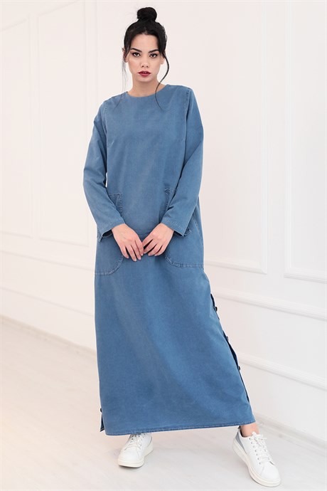 Piennar -  Rengin Kot Dress Blue
