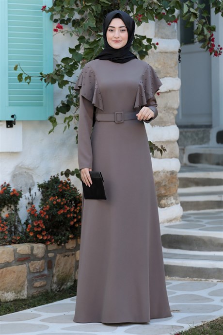 Rabeysa  - Damla Dress Mink