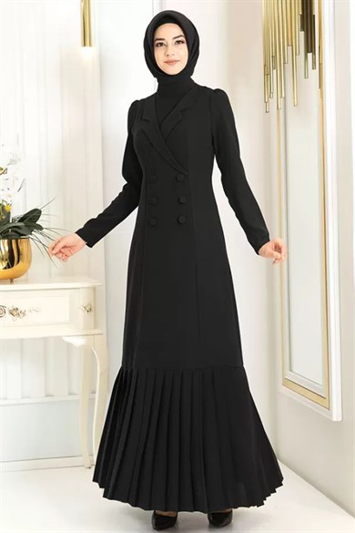  Pınar Şems Yıldız Elbise Siyah